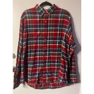 Ralph Lauren Men's XXL Plaid Long Sleeve Button‎ Down Shirt Multicolor